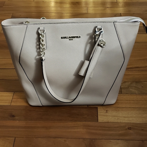 Karl Lagerfeld Paris - textured tote - purse - Picture 2 of 10